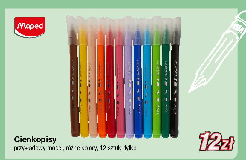 Cienkopisy Maped promocja