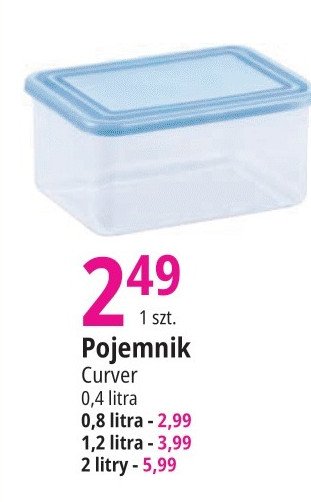 Pojemnik na żywność 2 l prostokątny Curver promocja