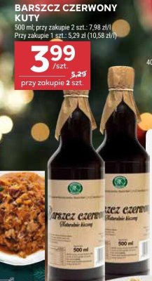 Barszcz czerwony kuty promocja w Stokrotka