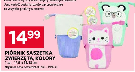 Piórnik saszetka promocja