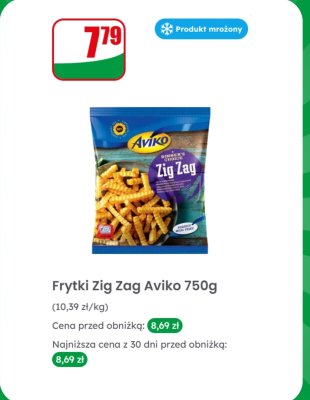 Frytki Zig Zag  promocja w Dino