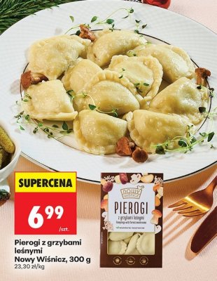 Pierogi z grzybami leśnymi  promocja w Biedronka