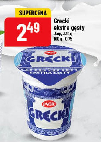 Jogurt grecki ekstra g臋sty Jagr promocja