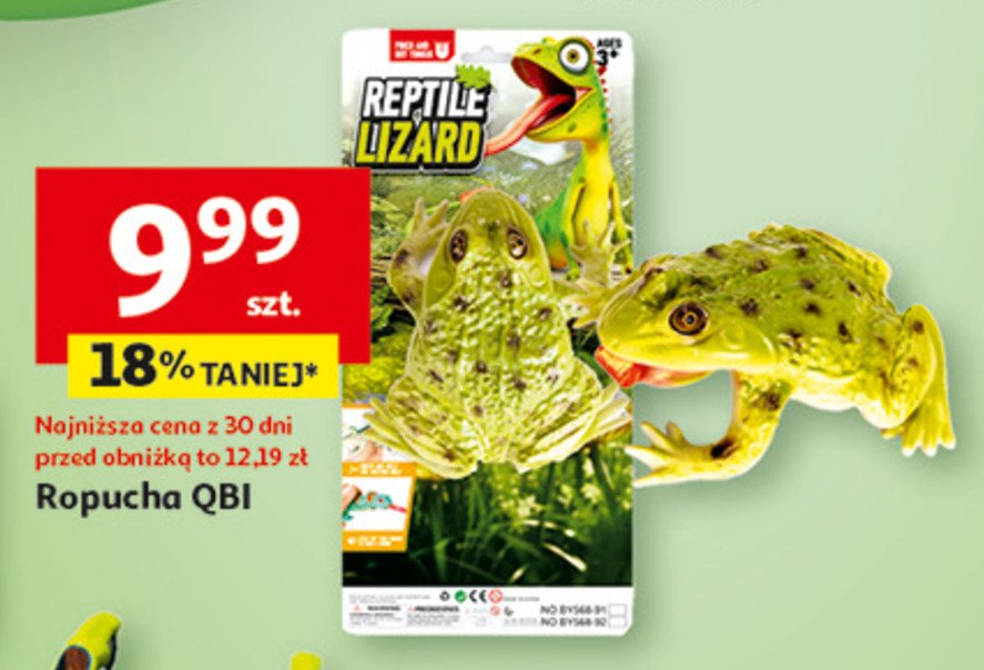Ropucha Qbi promocja w Auchan