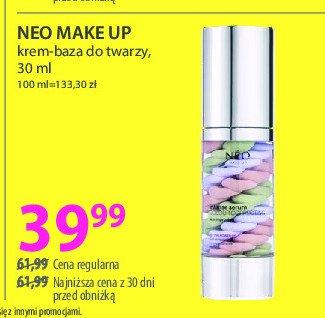 Krem-baza do twarzy colour Neo make up promocja w Hebe