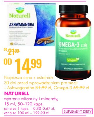 Kapsułki Naturell omega-3 promocja