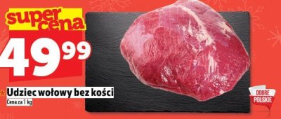 Udziec wołowy bez kości promocja w TOPAZ