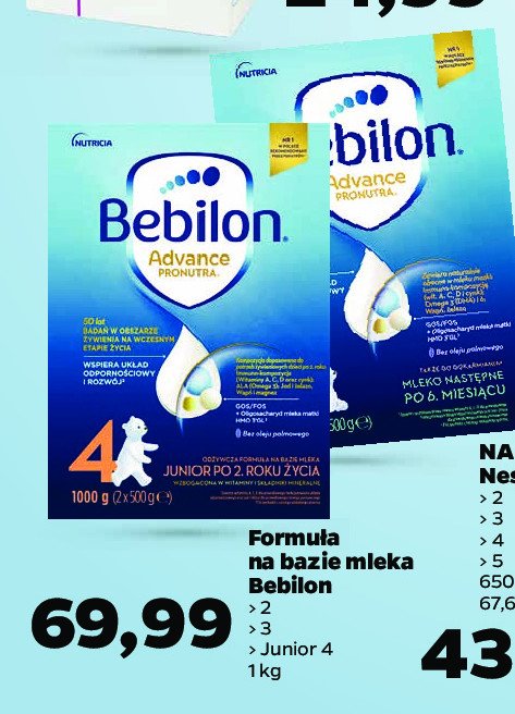 Mleko 4 BEBILON JUNIOR promocja