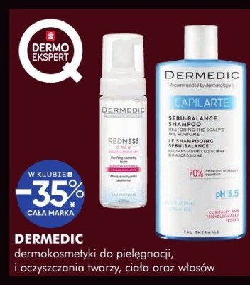 Żel DERMEDIC dermokosmetyki do pielęgnacji, i oczyszczania twarzy, ciała oraz włosów promocja w Super-Pharm
