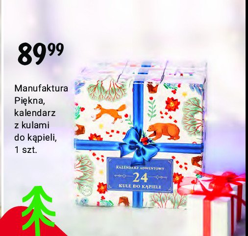 Kalendarz adwentowy kolorowe kule Manufaktura pi臋kna promocja