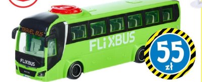 MAN Flixbus DICKIE TOYS autobus promocja w Tedi
