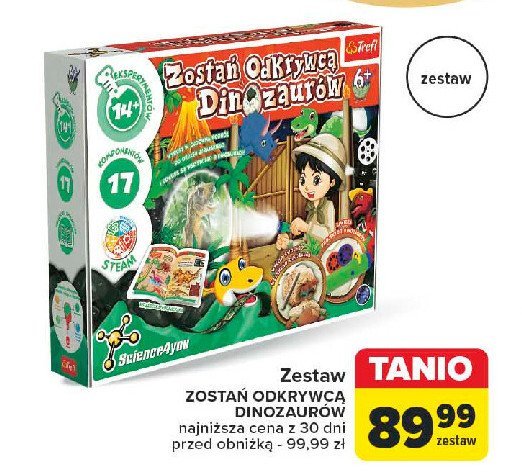 Zostań odkrywcą dinozaurów Trefl promocja w Carrefour