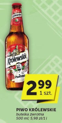 Piwo Królewskie butelka zwrotna 500ml promocja w ABC