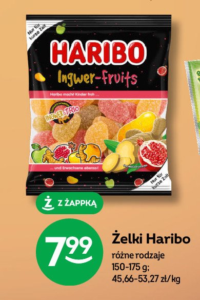 Żelki ingwer fruits Haribo promocja