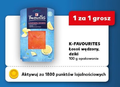 Łosoś wędzony, dziki promocja w Kaufland