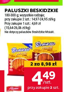 Paluszki wędzony bekon Aksam beskidzkie promocja