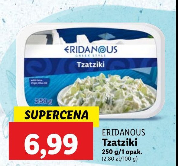 Sos grecki tzatziki Eridanous promocja