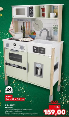 Kuchnia drewniana dla dzieci promocja w Kaufland