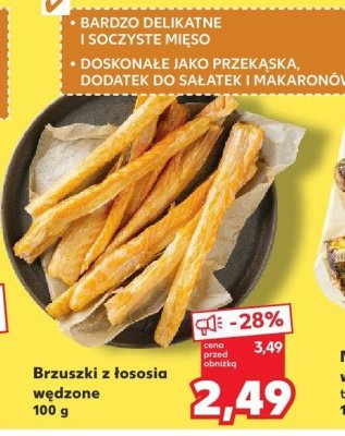 Brzuszki z łososia wędzone promocja w Kaufland