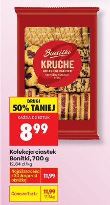 Ciastka Bonitki Kruche Kolekcja Ciastek promocja w Biedronka