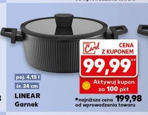 Garnek linear 24 cm Ambition promocja w Kaufland