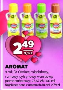 Aromat cytrynowy Dr. oetker promocja