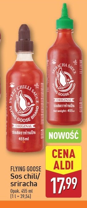 Sos słodki sriracha promocja w Aldi