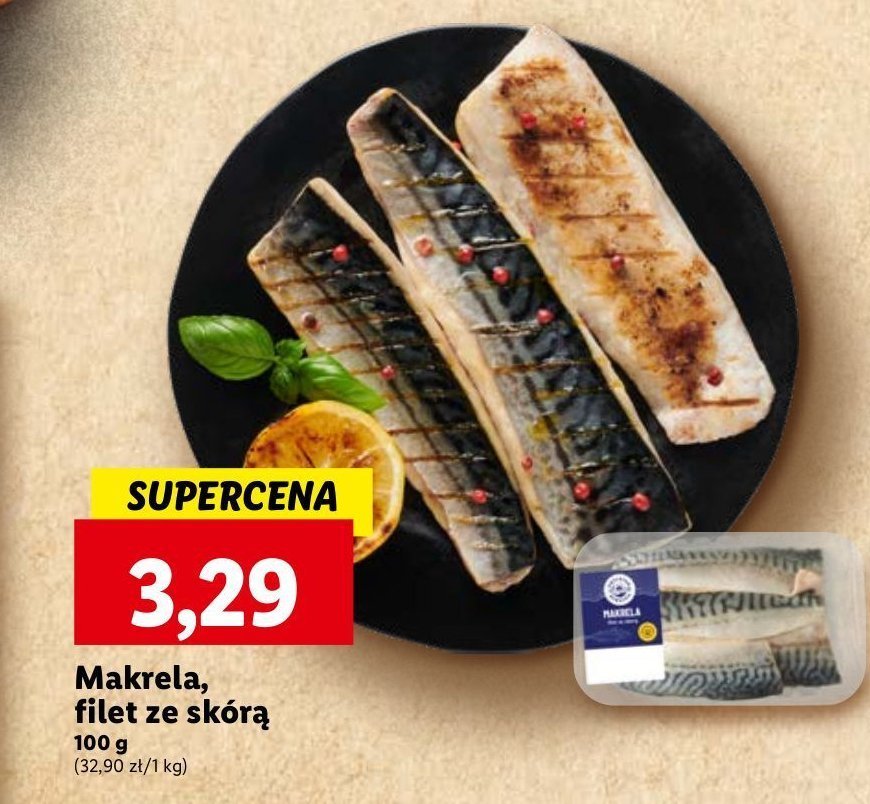 Makrela filet bez skóry promocja