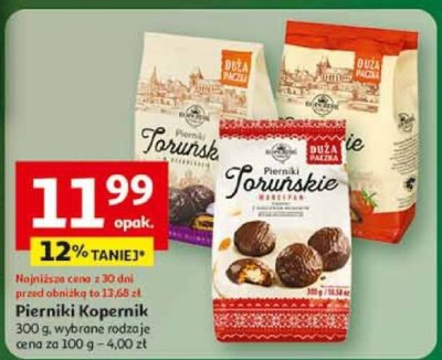 Pierniki Kopernik promocja w Auchan