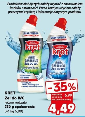 Żel do WC różne rodzaje promocja w Kaufland