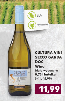 Wino Cultura vini secco garda promocja