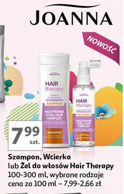 Szampon do włosów wypadających Joanna hair therapy promocja