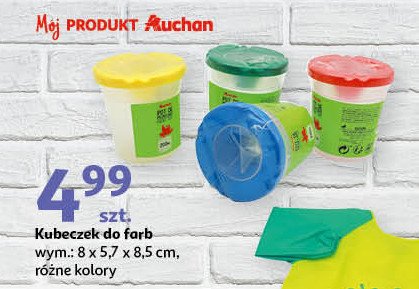 Kubek do farb Auchan promocja