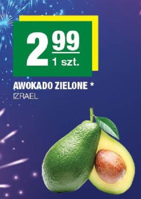 Awokado zielone Izrael promocja w SPAR