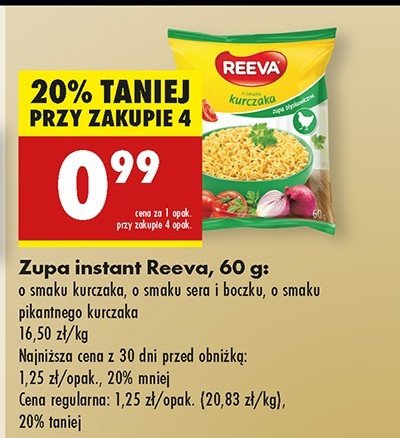 Zupa o smaku sera i boczku Reeva promocja
