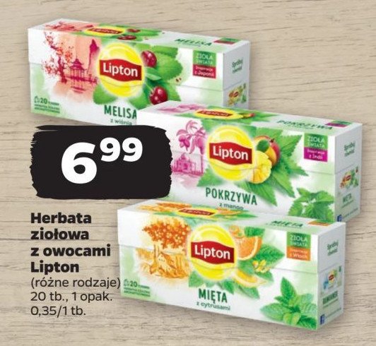 Herbatka mięta z cytrusami Lipton promocja