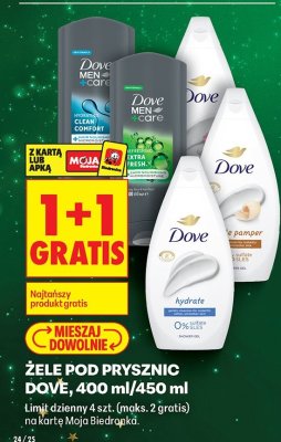 Żel pod prysznic Dove promocja w Biedronka