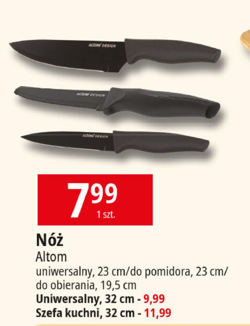 Nóż do pomidorów Altom promocja