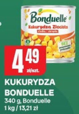 Kukurydza Bonduelle 340 g promocja w Chorten