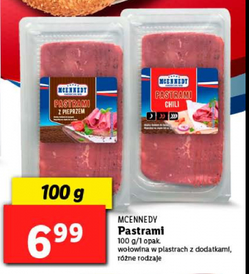 Pastrami wołowe Mcennedy - cena - promocje - opinie - sklep | Blix.pl -  Brak ofert
