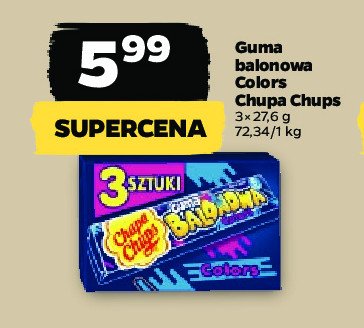 Guma balonowa colors Chupa chups promocja