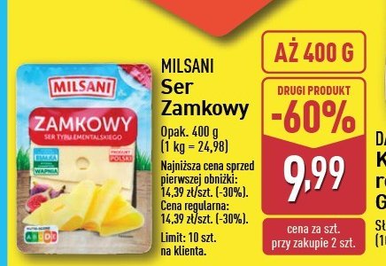 Ser zamkowy Milsani promocja