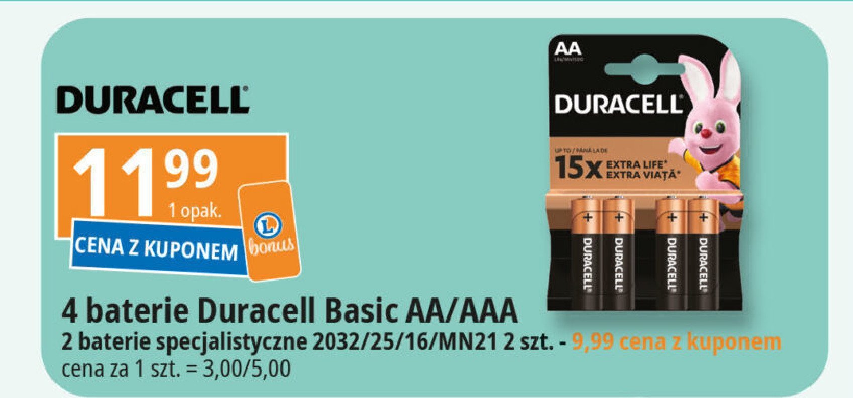 Baterie mn21 Duracell promocja