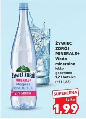 Woda mineralna lekko gazowana 1,2l promocja w Kaufland