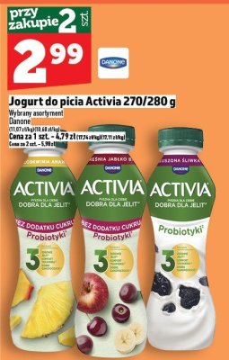 Jogurt do picia Activia 270/280 g promocja w TOPAZ