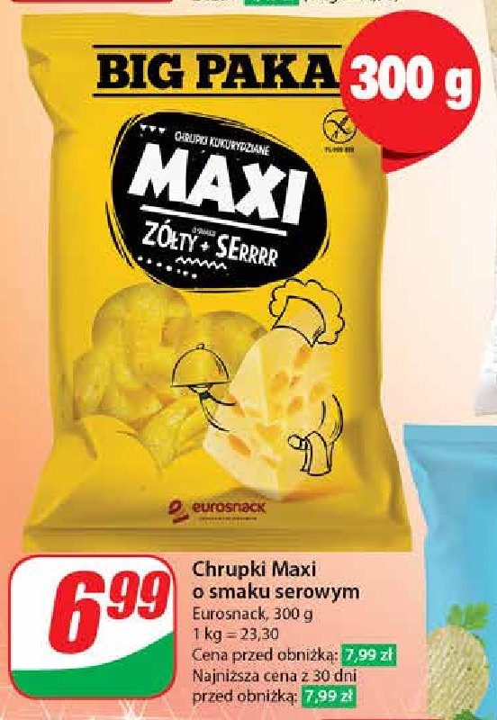 Chrupki serowe MAXI promocja