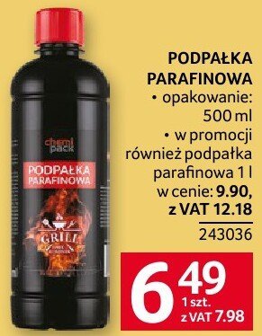 Podpałka parafinowa promocja w Selgros