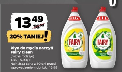Płyn do mycia naczyń, różne rodzaje promocja w Netto