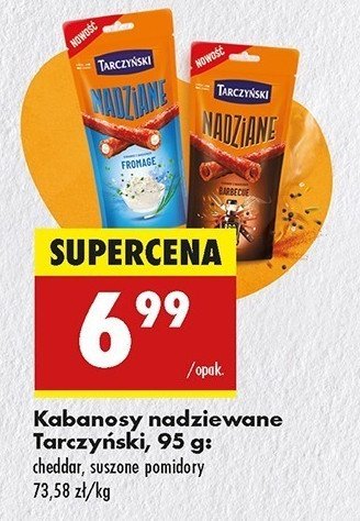 Kabanosy fromage Tarczy艅ski nadziane promocja