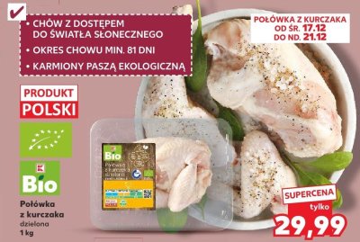 Połówka z kurczaka dzielona promocja w Kaufland